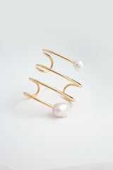 Loïe Cuff L with Baroque Pearls