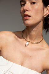 Danseuse Necklace with Baroque Pearl